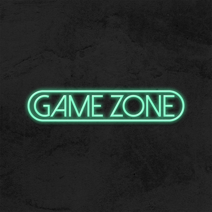 game zone neon sign game room deco mk neon