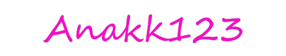 Create your Neon Sign Anakk123