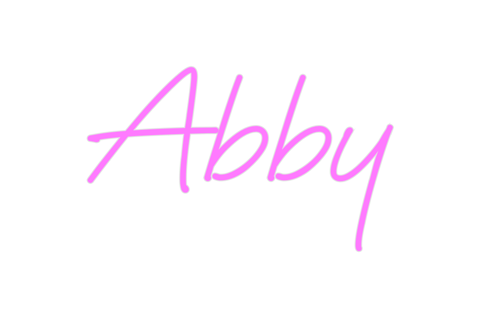 Create your Neon Sign Abby