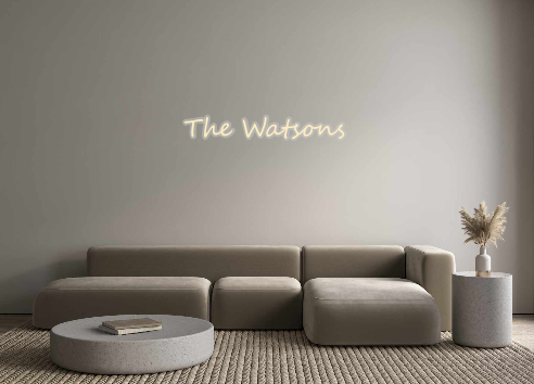 Create your Neon Sign The Watsons