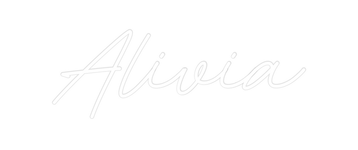 Create your Neon Sign Alivia