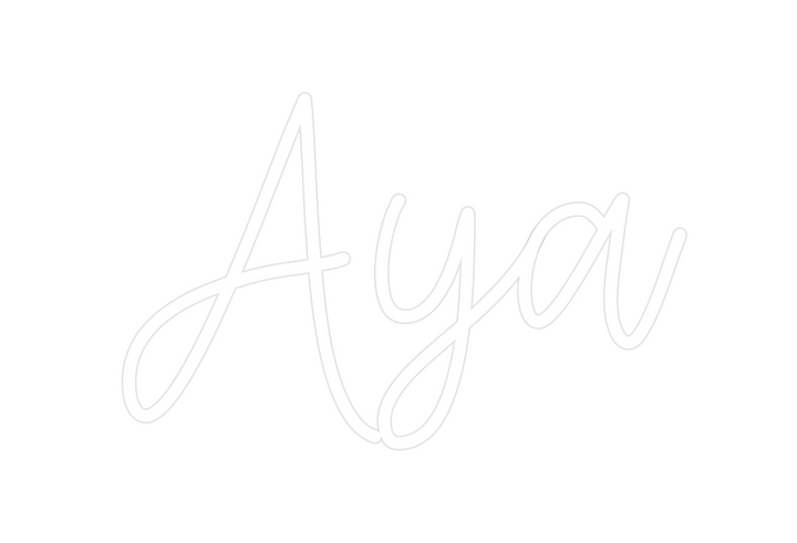 Create your Neon Sign Aya