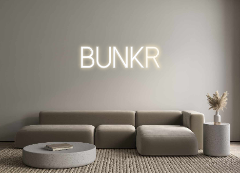 Create your Neon Sign BUNKR