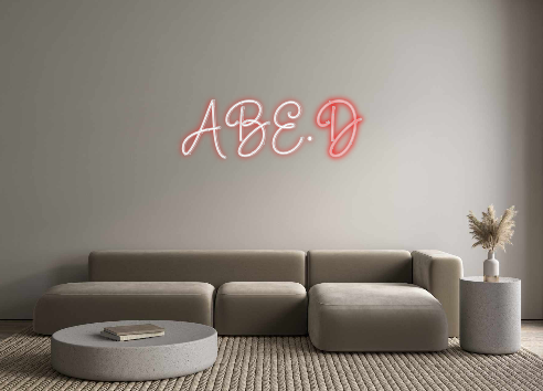 Create your Neon Sign ABE.D