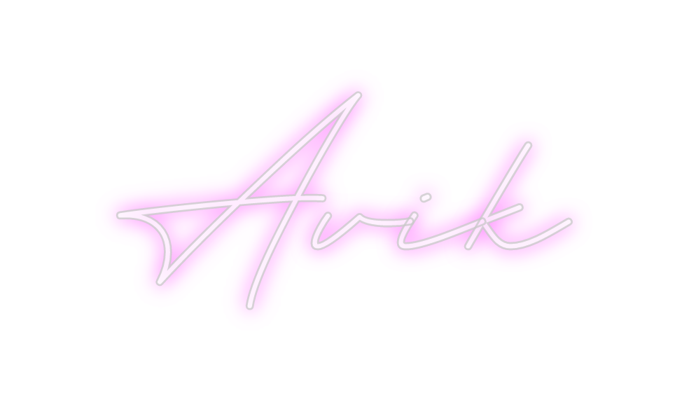 Create your Neon Sign Avik