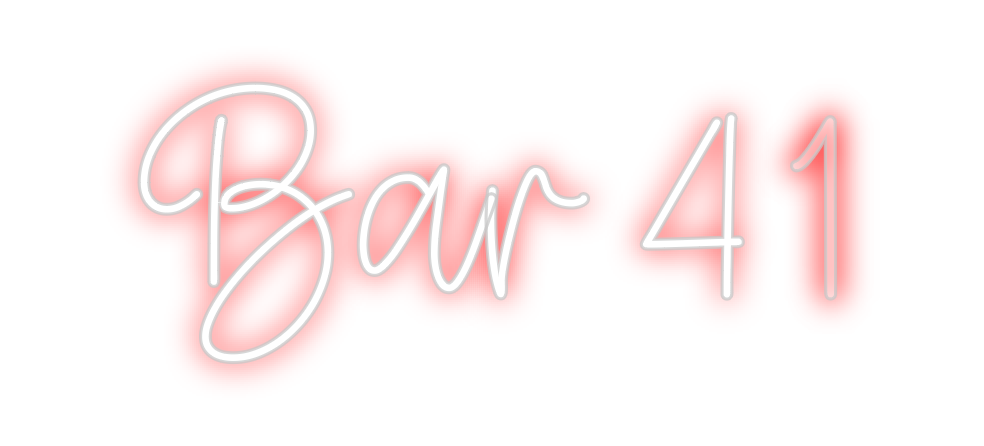 Create your Neon Sign Bar 41