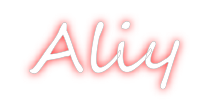 Create your Neon Sign Aliy