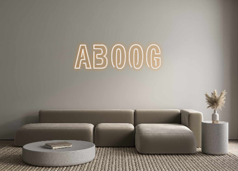 Create your Neon Sign ABOOG