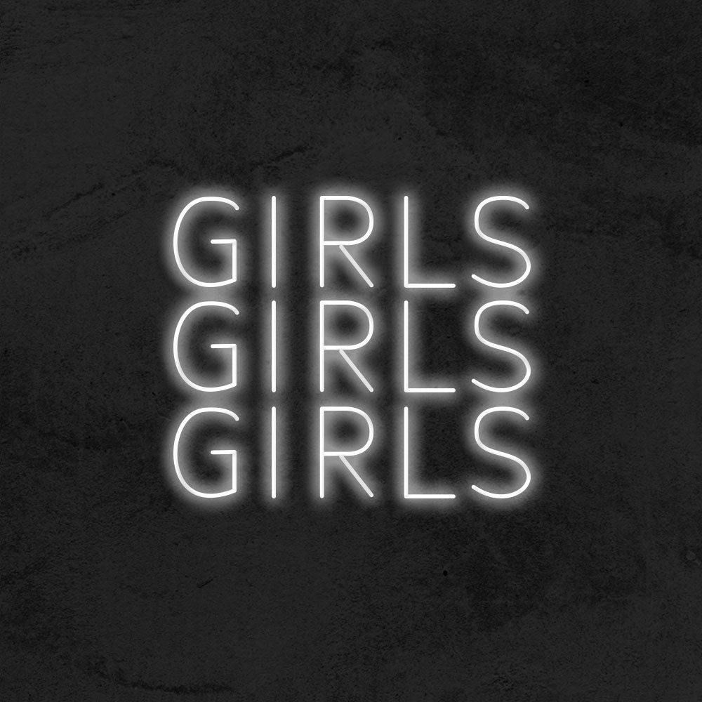 girls girls girls neon  sign LED home decor mk neon