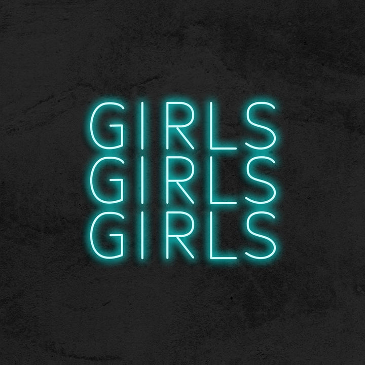 girls girls girls neon  sign LED home decor mk neon