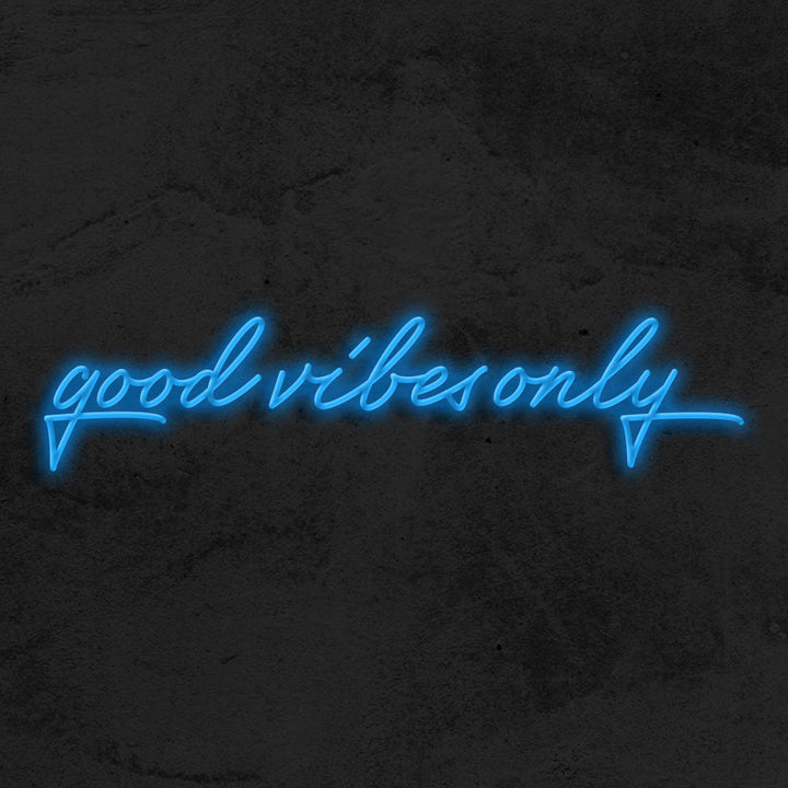 good vibes only neon sign led mk neon