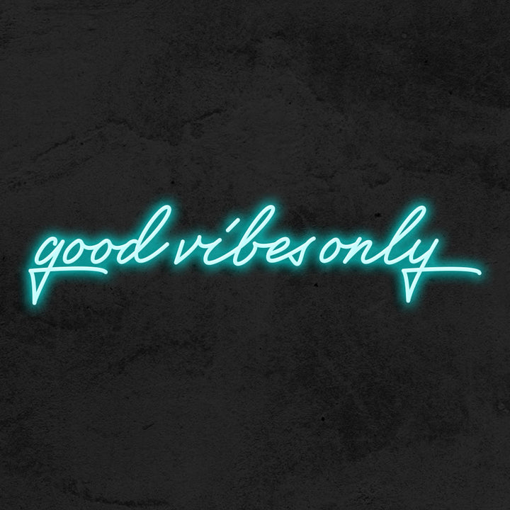 good vibes only neon sign led mk neon