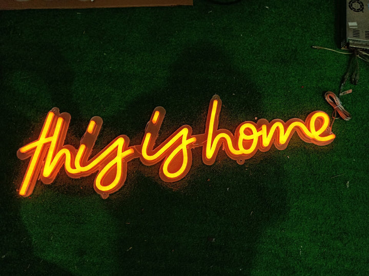 This is Home - Led Neon Sign - MK Neon